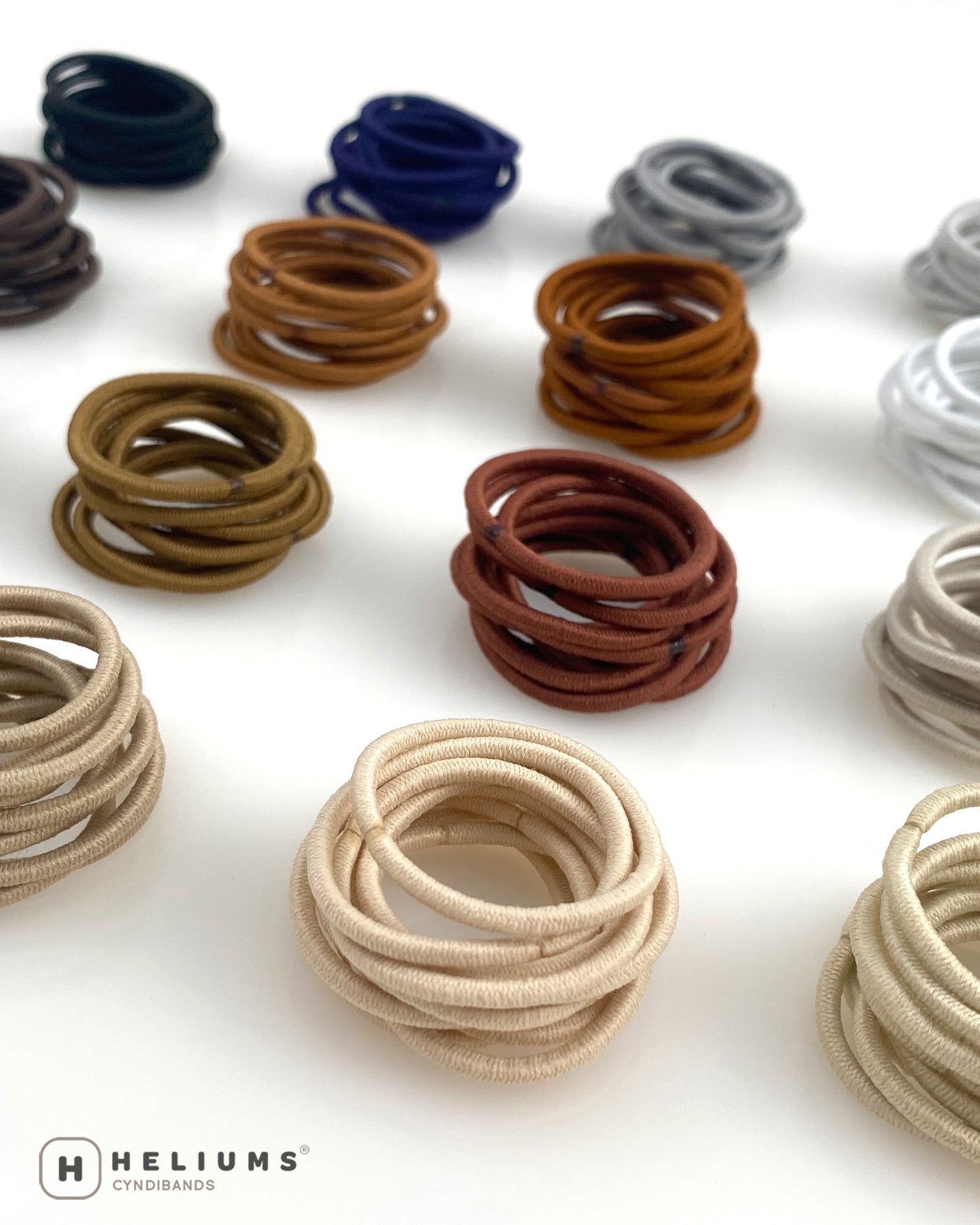 Small Hair Ties - 2mm Mini Hair Elastics - Black