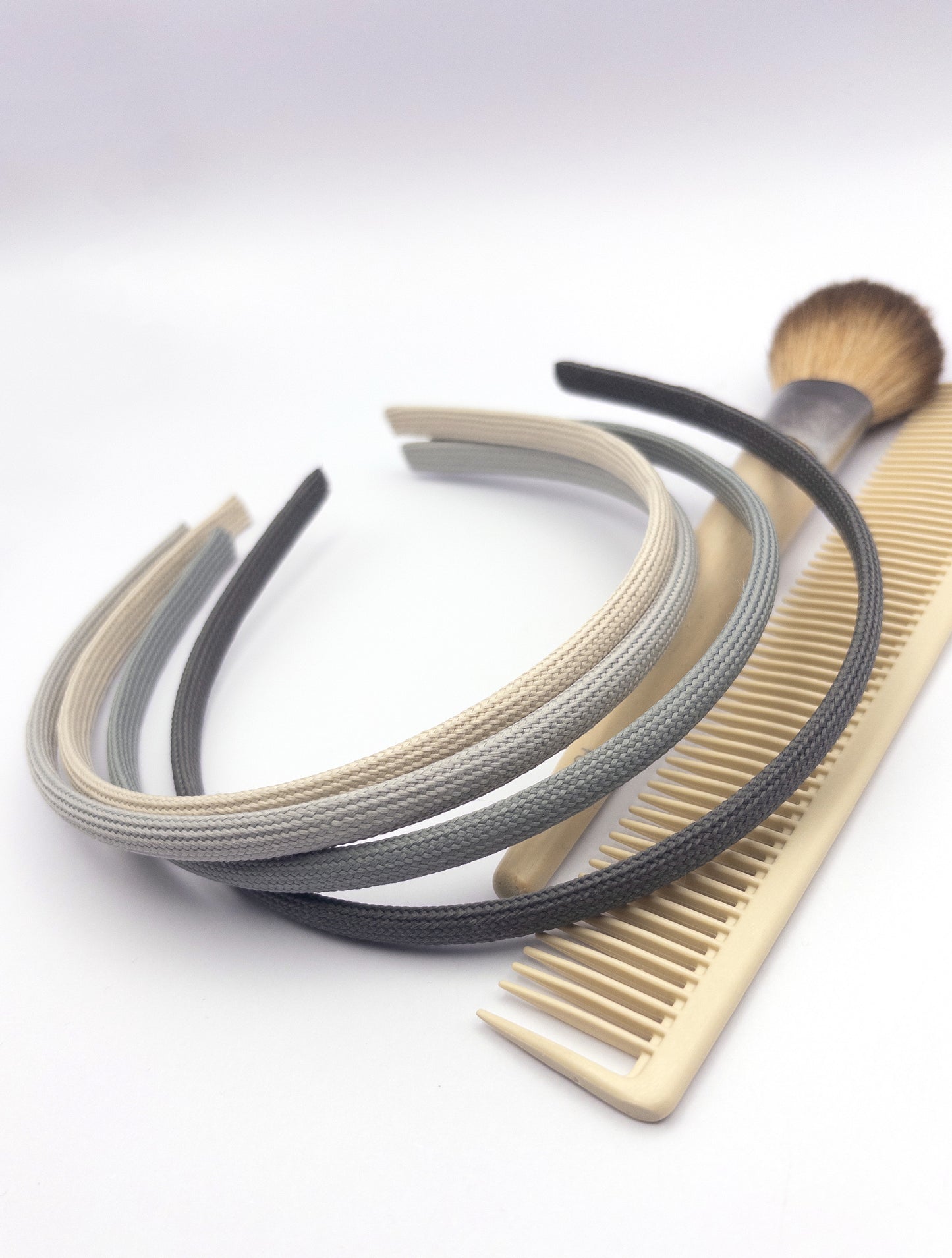 Heliums Thin Headbands - 4 Pack - Gray