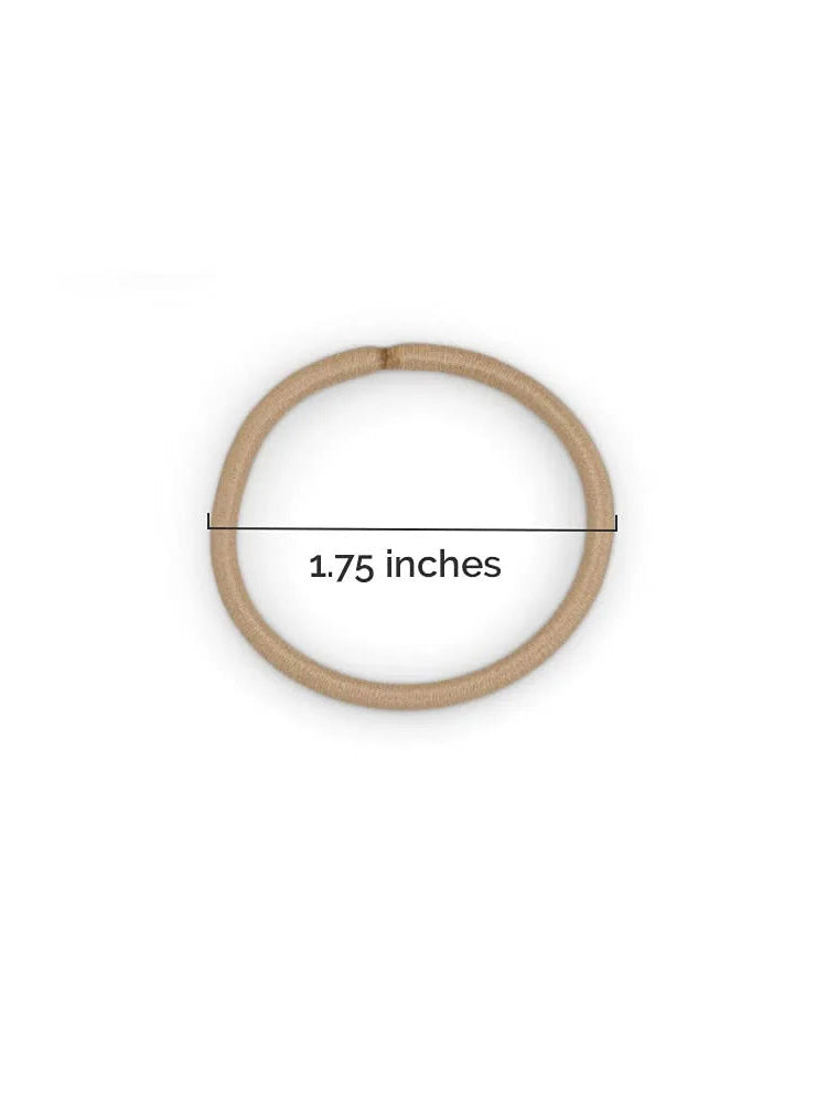 HELIUMS-4mm Hair Ties - 1.75 Inch Elastics - 24 Count