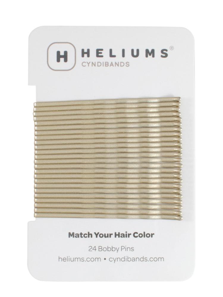 HELIUMS-Extra Long 2.5 Inch Wavy Bobby Pins - 24 Count - Light Blonde
