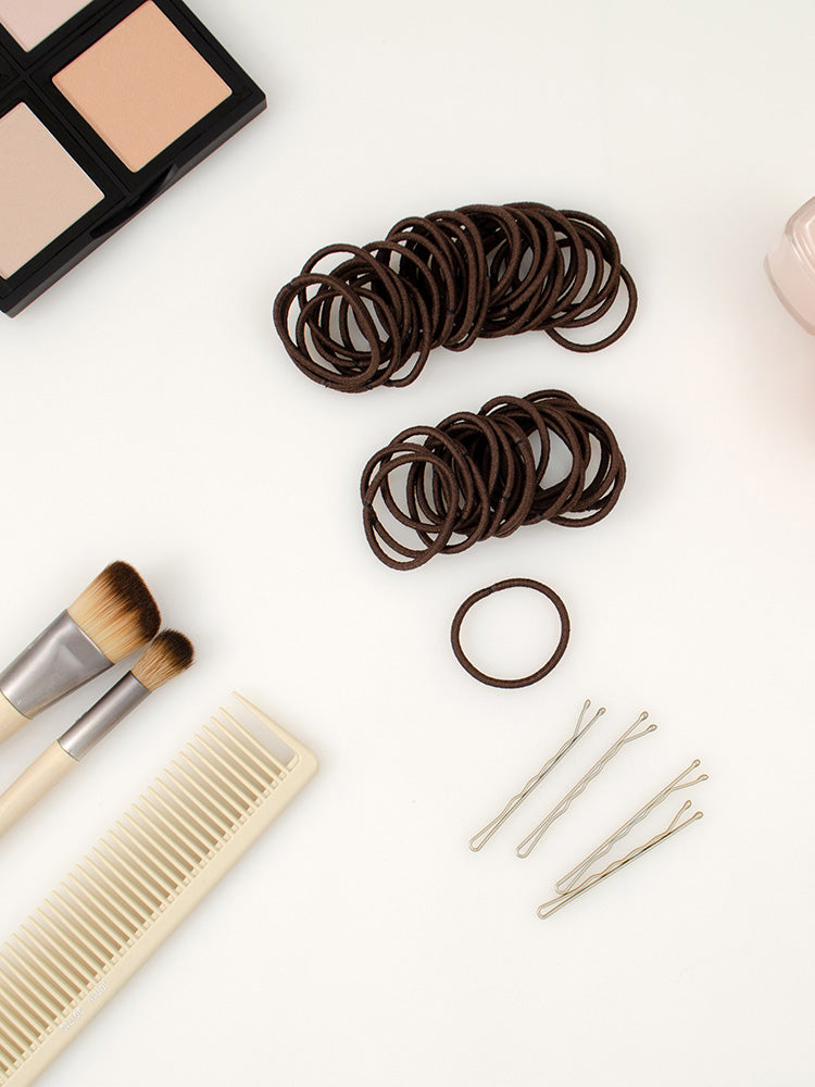 HELIUMS-Small Hair Ties - 2mm Mini Hair Elastics