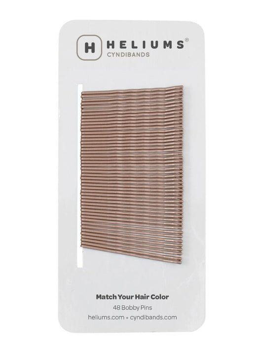 HELIUMS-2 Inch Wavy Bobby Pins - 48 Count - Dark Blonde