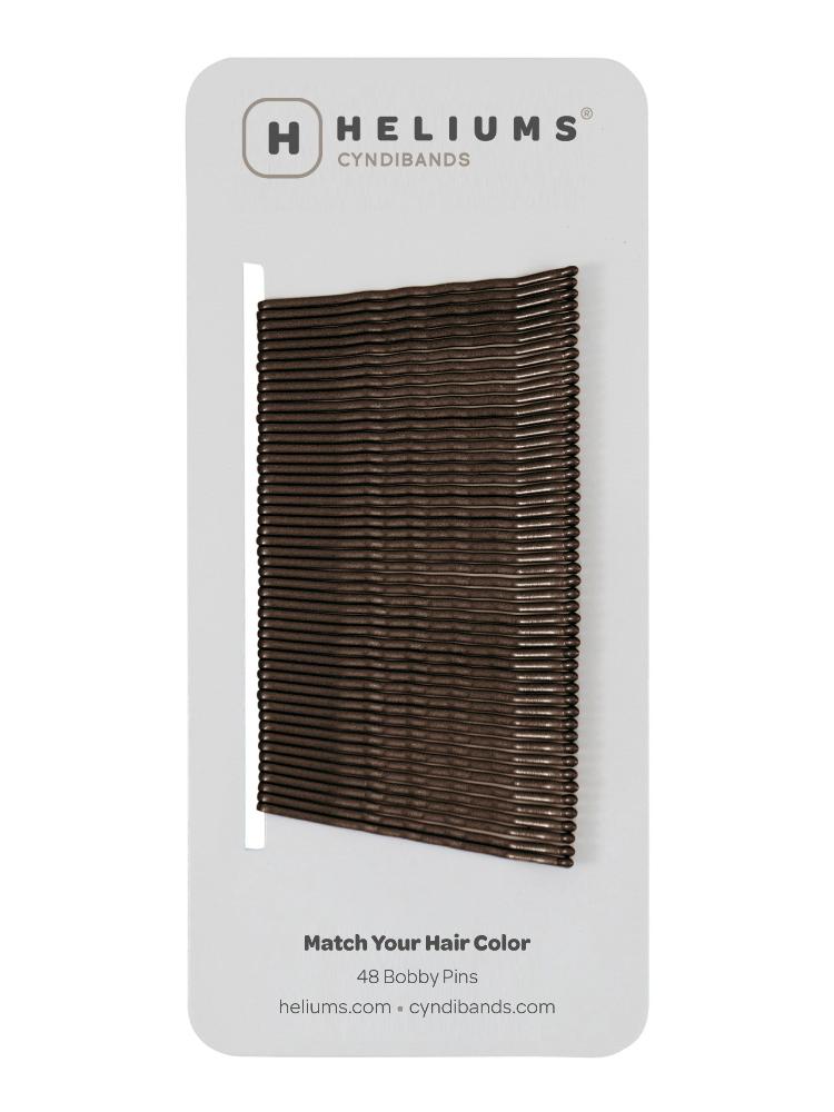 HELIUMS-2 Inch Wavy Bobby Pins - 48 Count - Dark Blonde