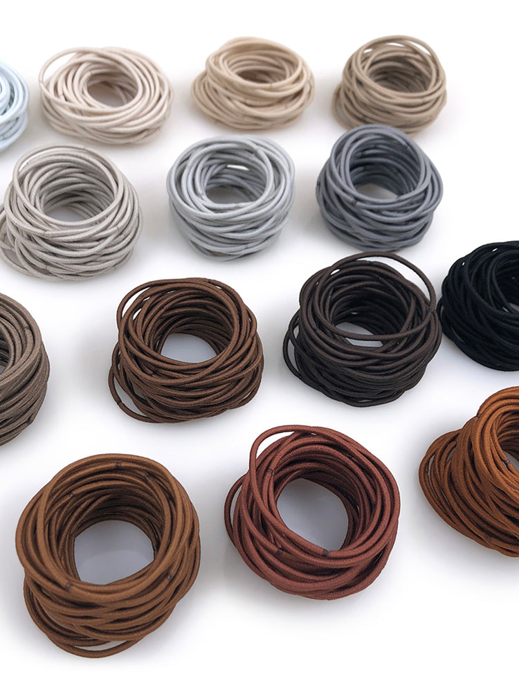 heliums-Thin 2mm Hair Ties - 1.75 Inch Elastics - 40 Count-4