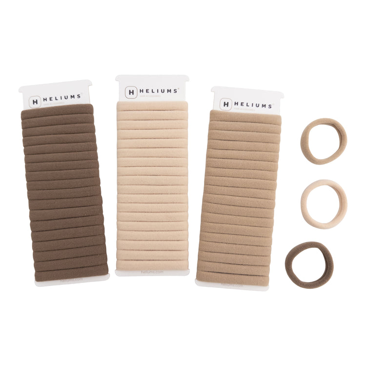Heliums Seamless Hair Ties - 20 Pack