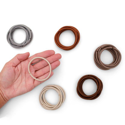 Heliums Large 4mm Hair Ties (30-Pack)
