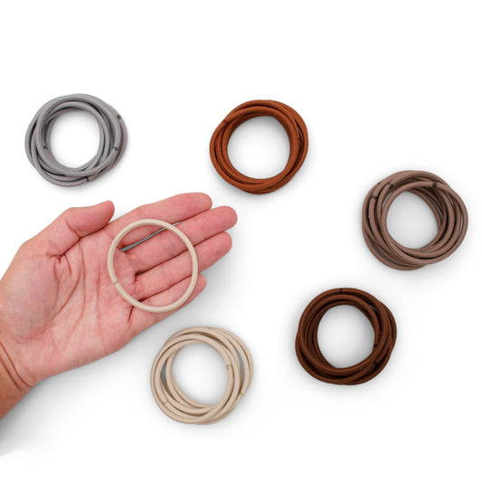 Heliums Large 4mm Hair Ties (30-Pack)