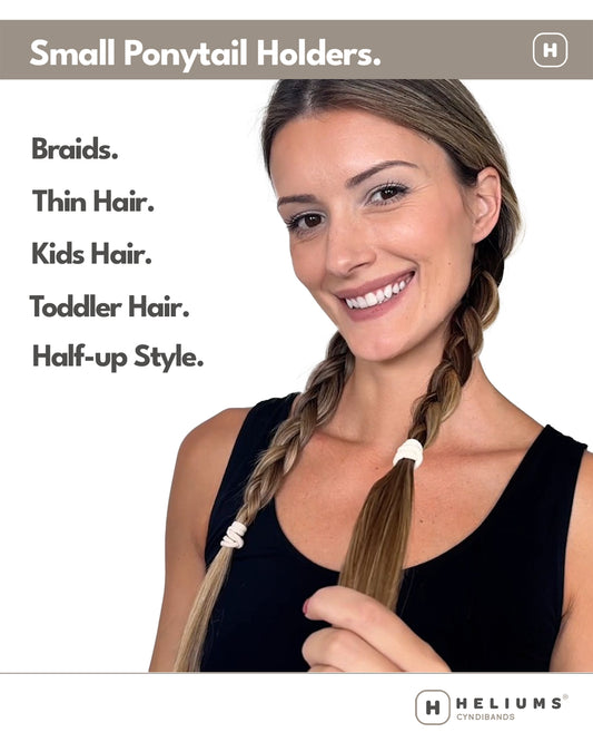 Small Seamless Hair Ties (30-Pack)