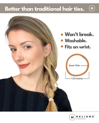 Skinny Seamless Hair Ties (18-Pack)