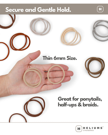 Skinny Seamless Hair Ties (18-Pack)