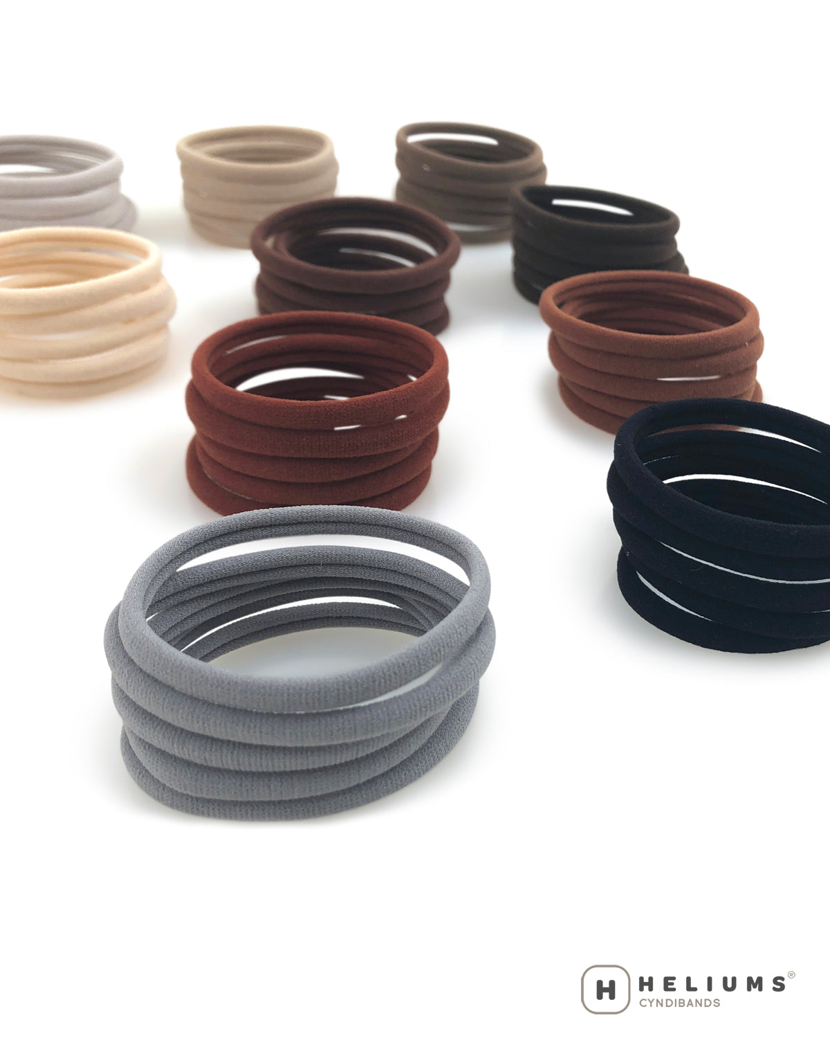 Heliums Skinny Seamless Hair Ties (18-Pack)