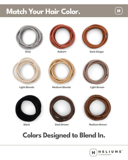 Large Classic Hair Ties • 30-Pack
