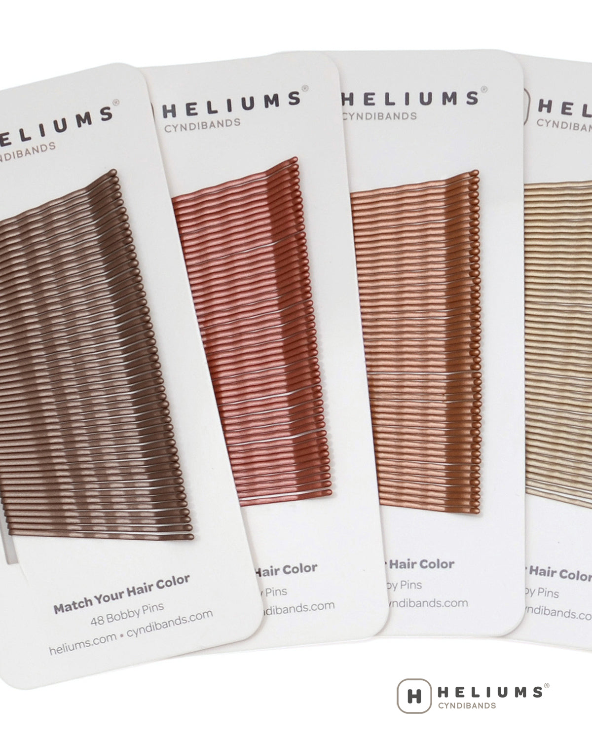 Matte Metallic Wavy Bobby Pins (48-Pack)