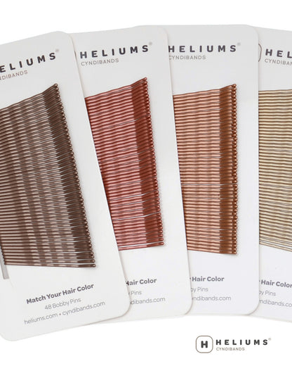 Matte Metallic Wavy Bobby Pins (48-Pack)