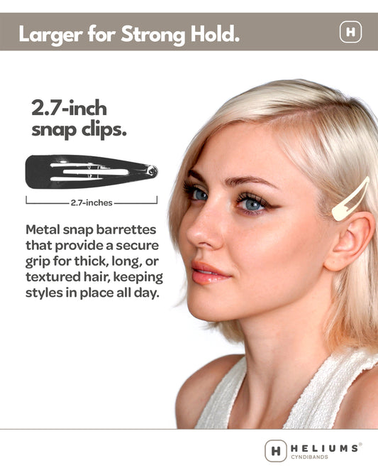 Heliums Large 2.7 Inch Snap Clips (8-Pack)