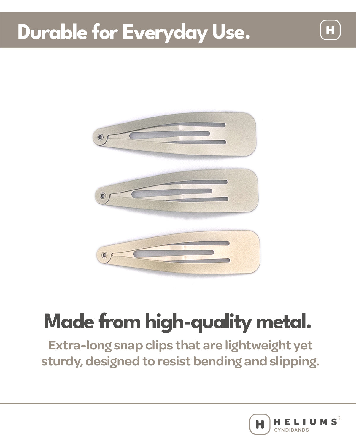 Heliums Large 2.7 Inch Snap Clips (8-Pack)