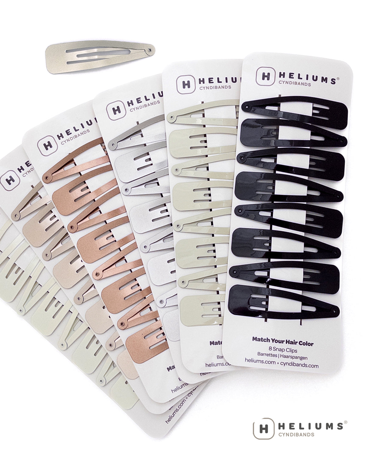 Heliums Large 2.7 Inch Snap Clips (8-Pack)