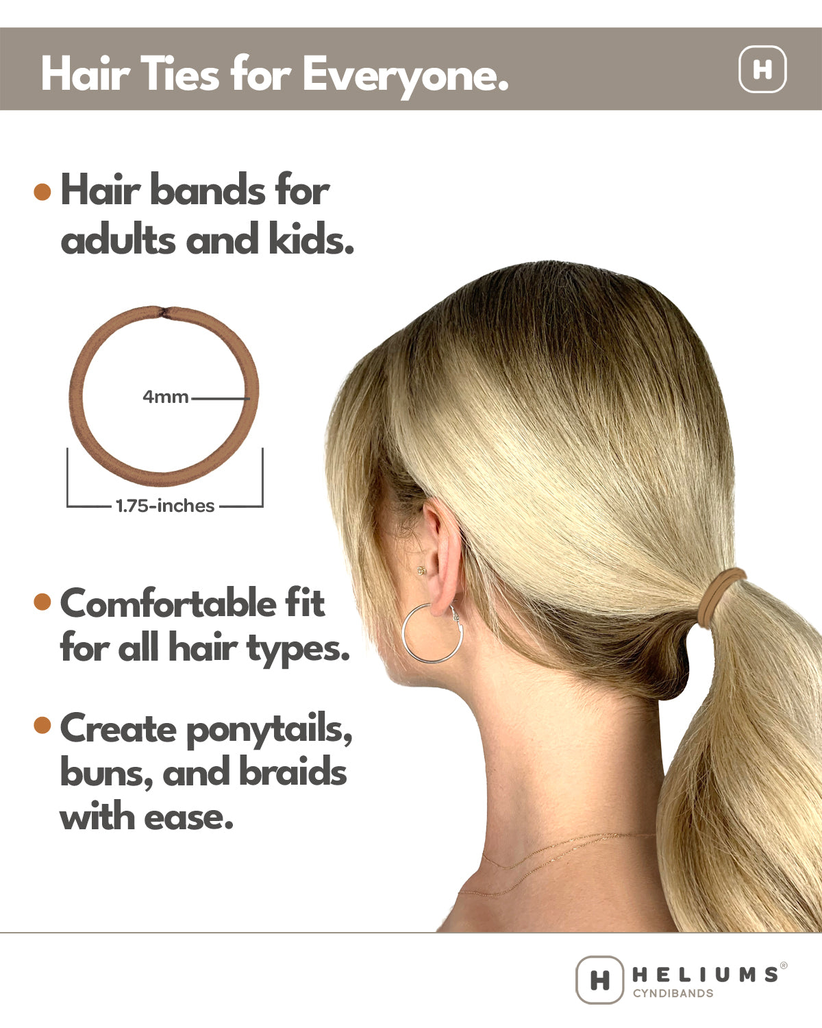 4mm Hair Ties (24-Pack)
