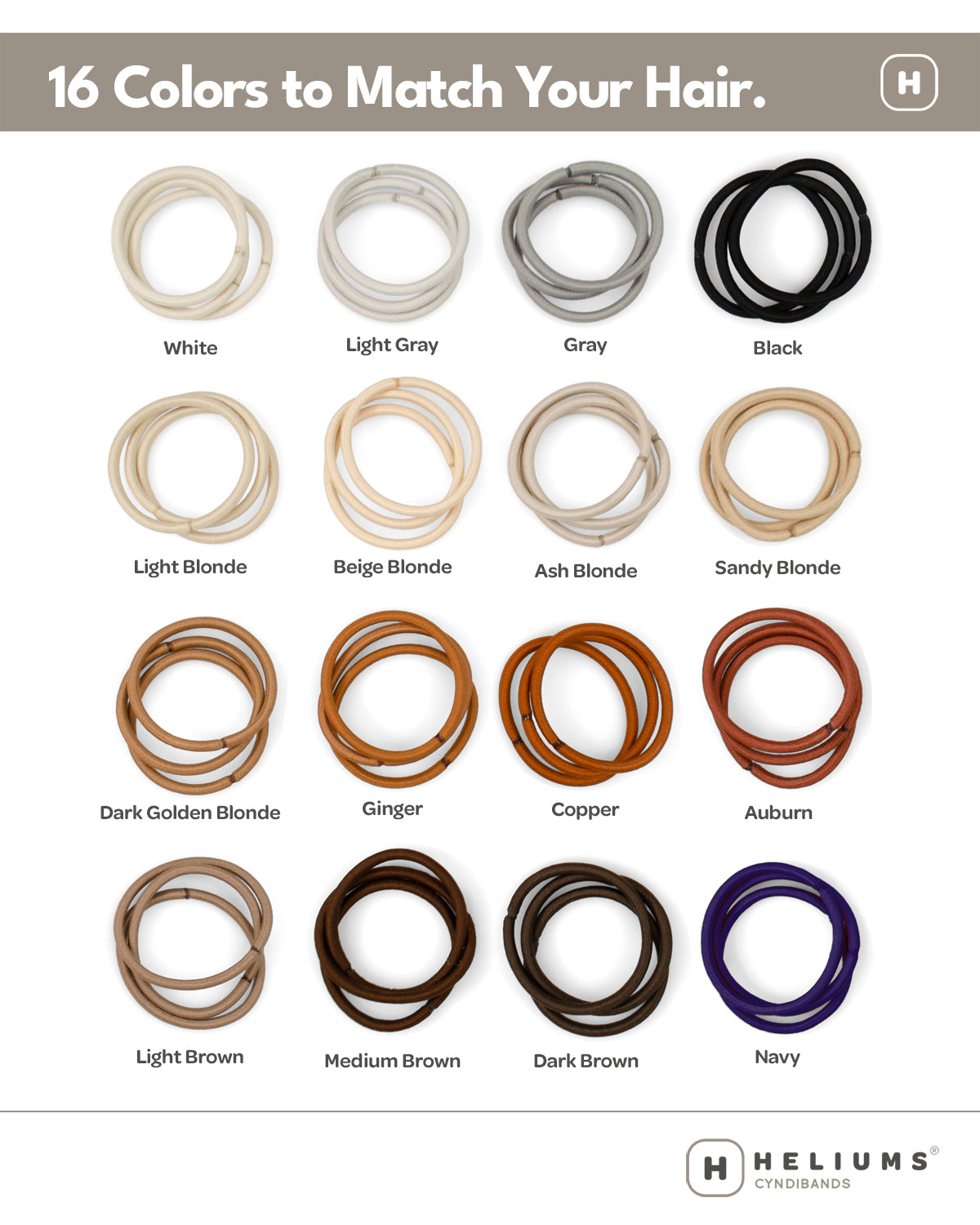 4mm Hair Ties (24-Pack)