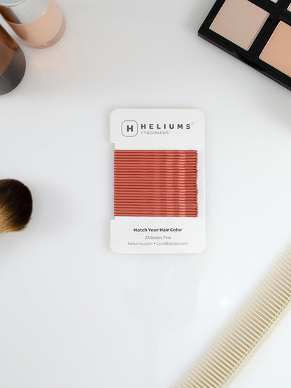 HELIUMS-Extra Long 2.5 Inch Wavy Bobby Pins - 24 Count