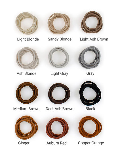 HELIUMS-Small Hair Ties - 2mm Mini Hair Elastics