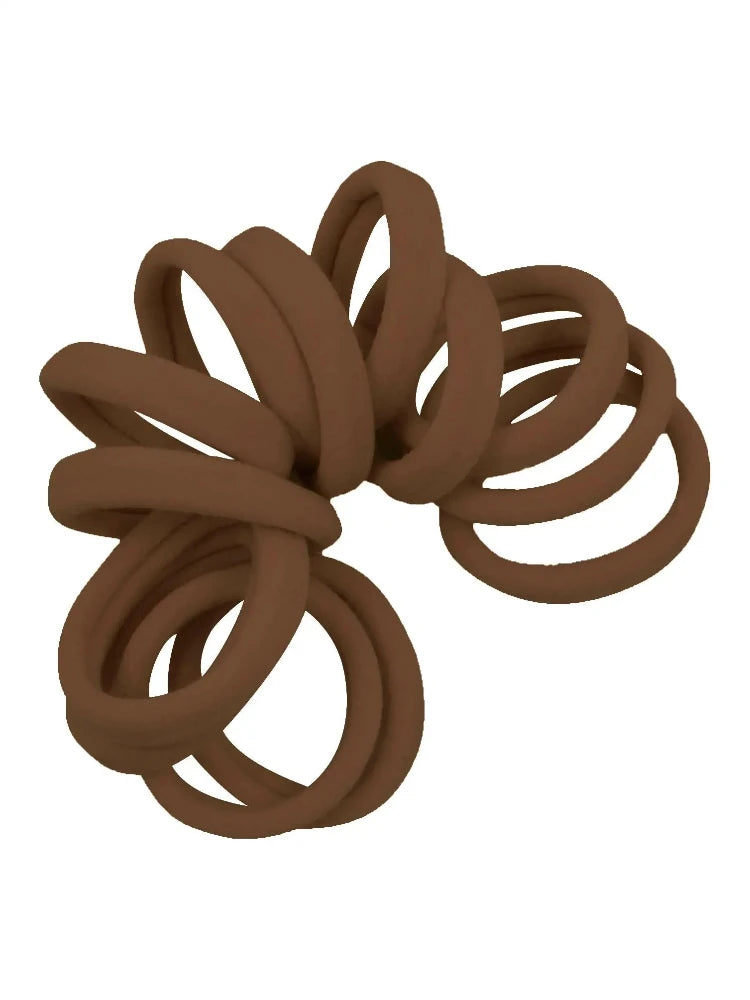 HELIUMS - Seamless Hair Ties - No Damage Blonde, Brunette, Gray Hair Bands