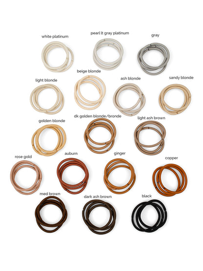 HELIUMS | 4mm Hair Ties - 1.75 Inch Elastics