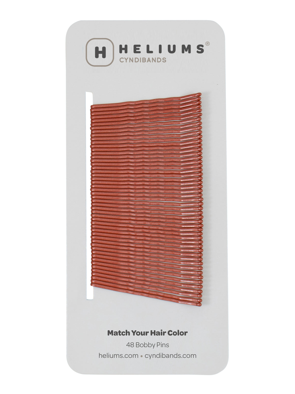 Heliums Matte Metallic Wavy Bobby Pins (48-Pack)
