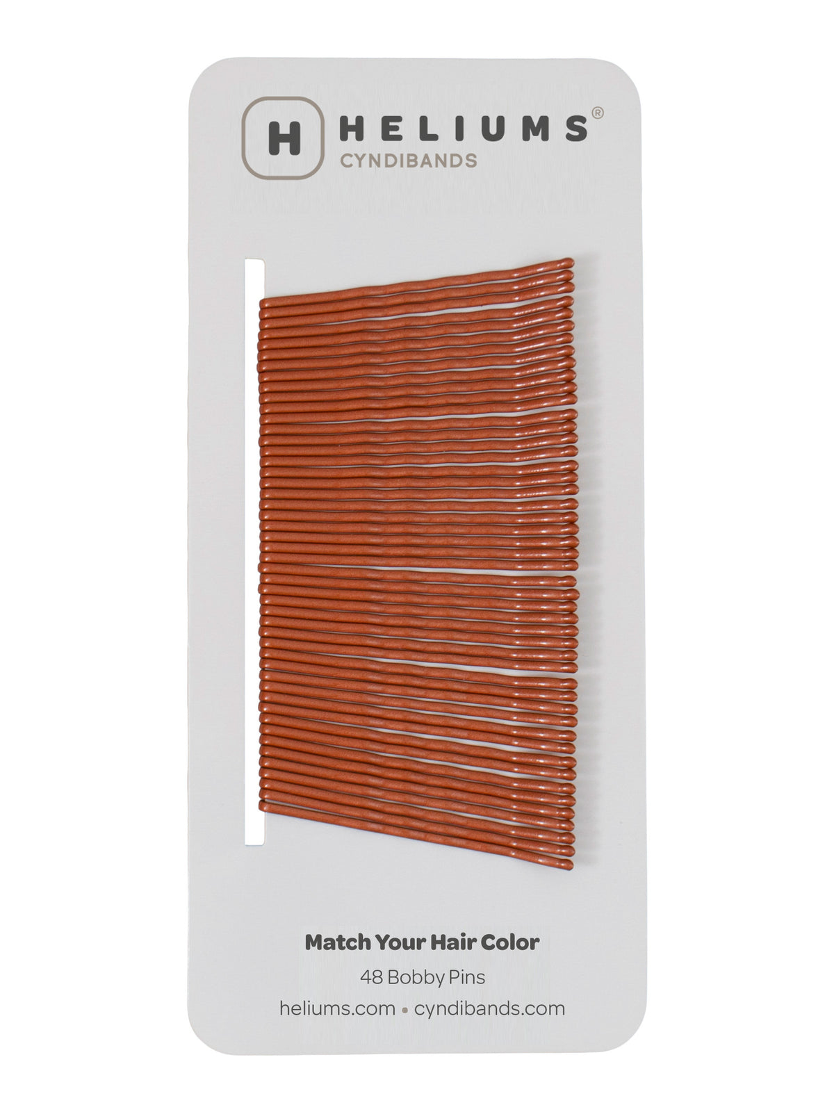 Heliums Matte Metallic Wavy Bobby Pins (48-Pack)