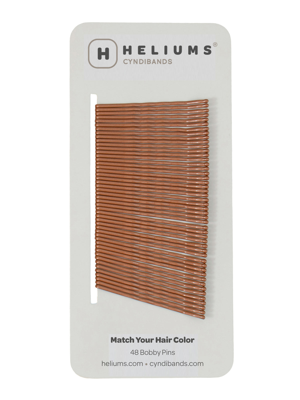 Heliums Matte Metallic Wavy Bobby Pins (48-Pack)
