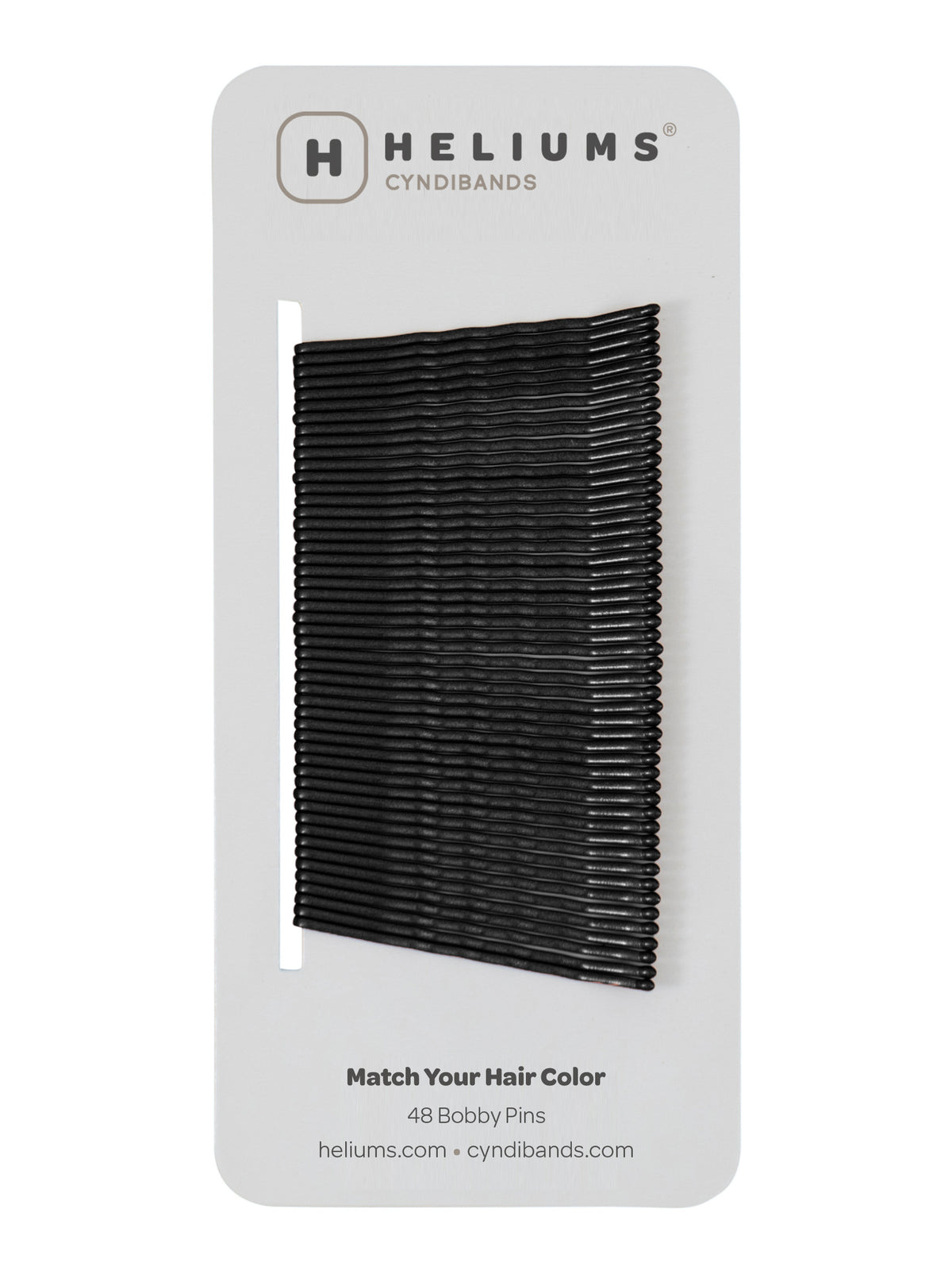 Heliums Matte Metallic Wavy Bobby Pins (48-Pack)