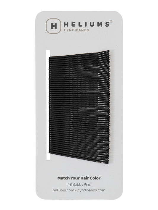 Heliums Matte Metallic Wavy Bobby Pins (48-Pack)