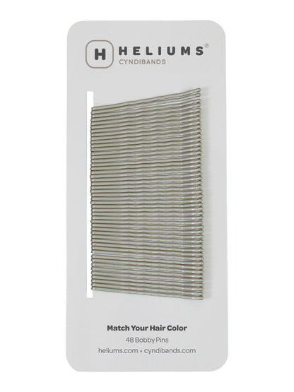 Matte Metallic Wavy Bobby Pins (48-Pack)
