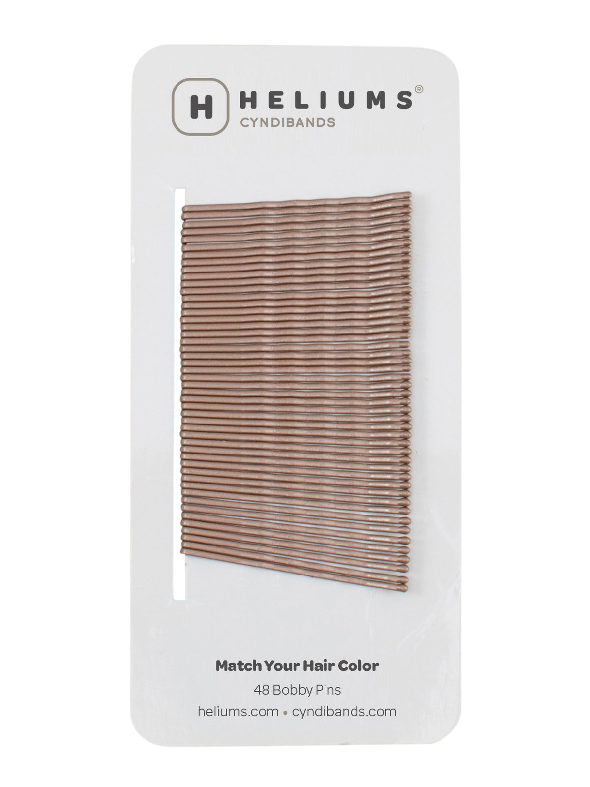 Heliums Matte Metallic Wavy Bobby Pins (48-Pack)