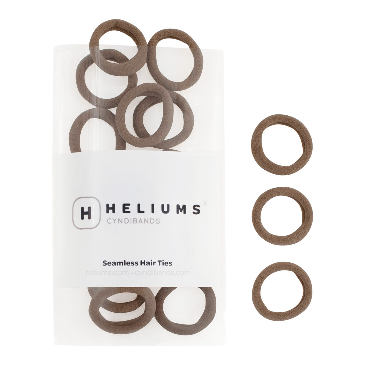 Heliums Small Seamless Hair Ties (30-Pack)