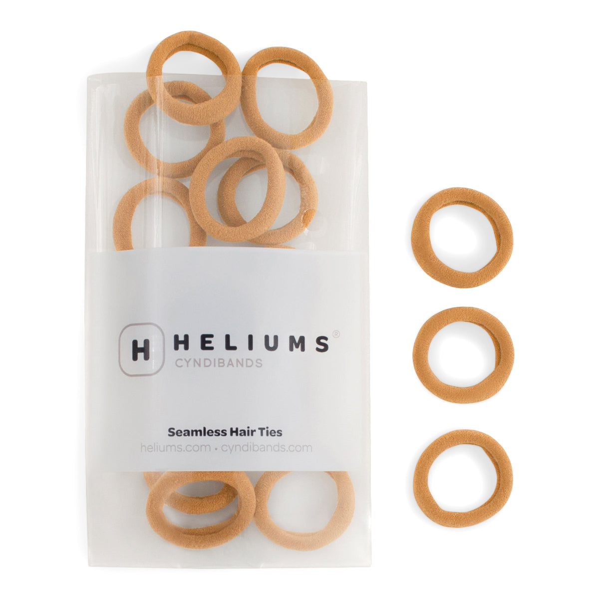 Small Seamless Hair Ties • 1 Inch • 30-Pack