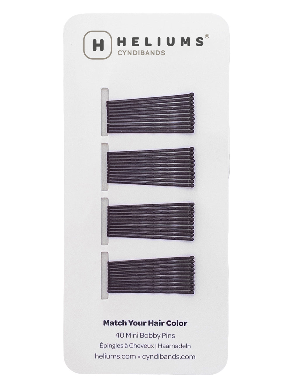 Heliums Mini Bobby Pins (40-Pack)
