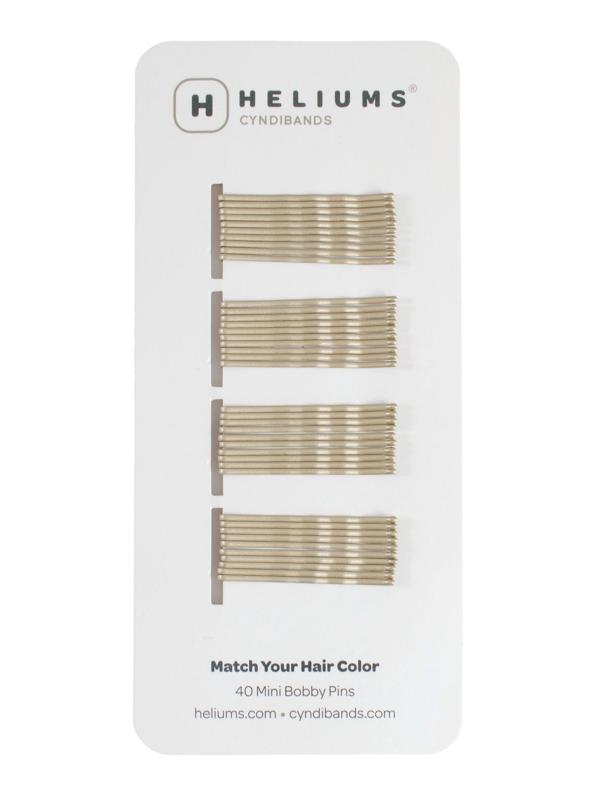 Heliums Mini Bobby Pins (40-Pack)