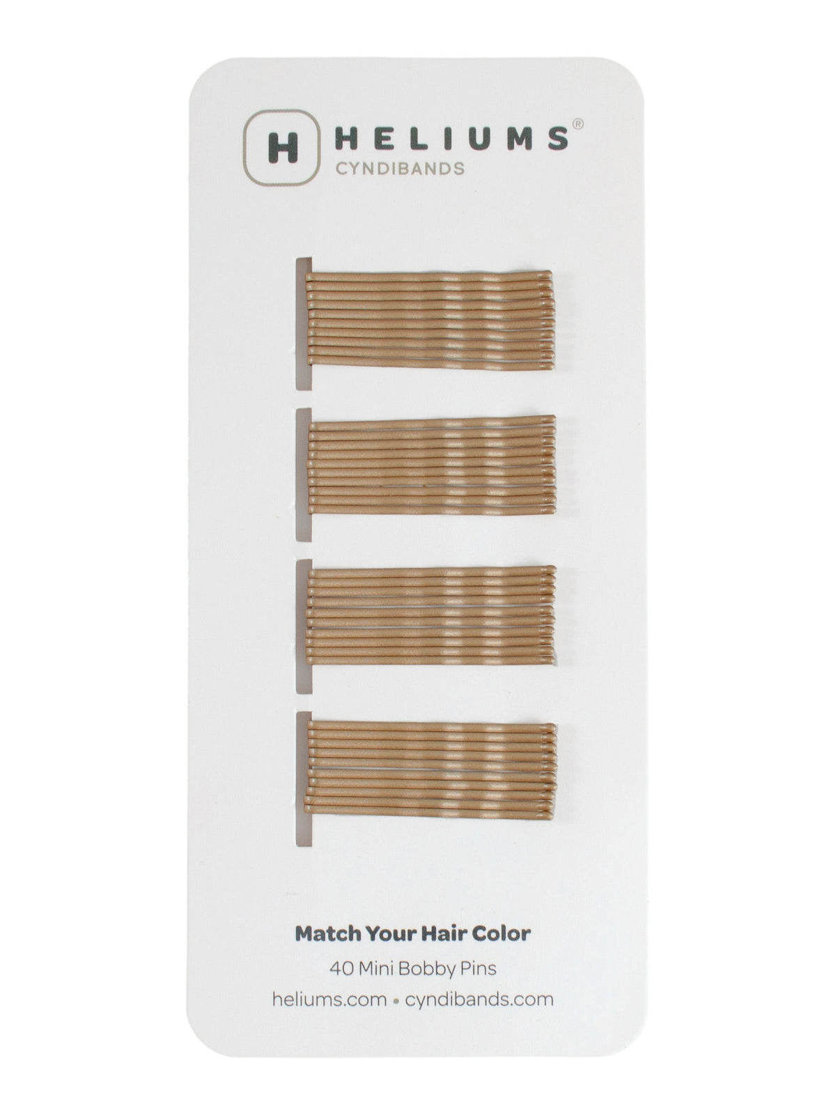 Heliums Mini Bobby Pins (40-Pack)