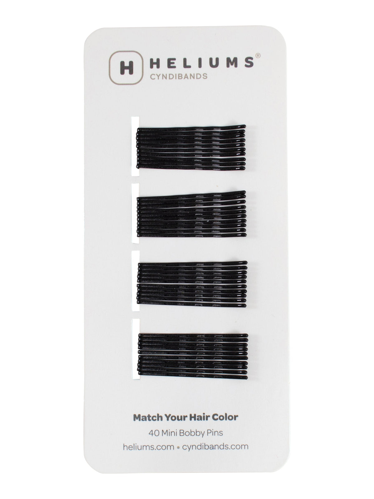 Heliums Mini Bobby Pins (40-Pack)