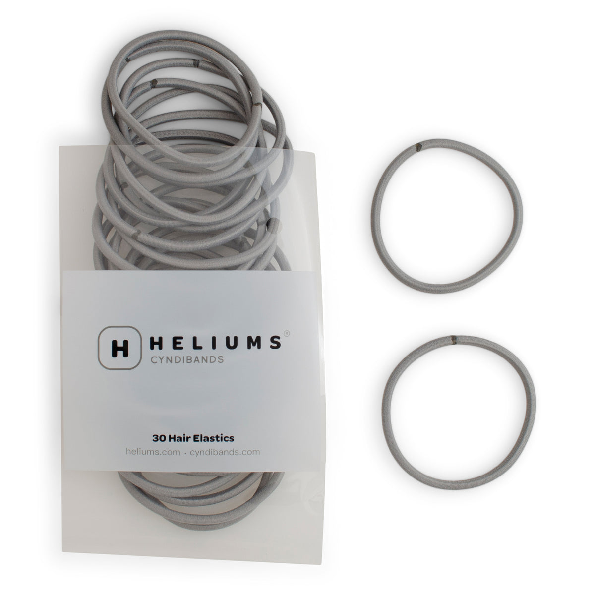 Heliums Large 4mm Hair Ties (30-Pack)