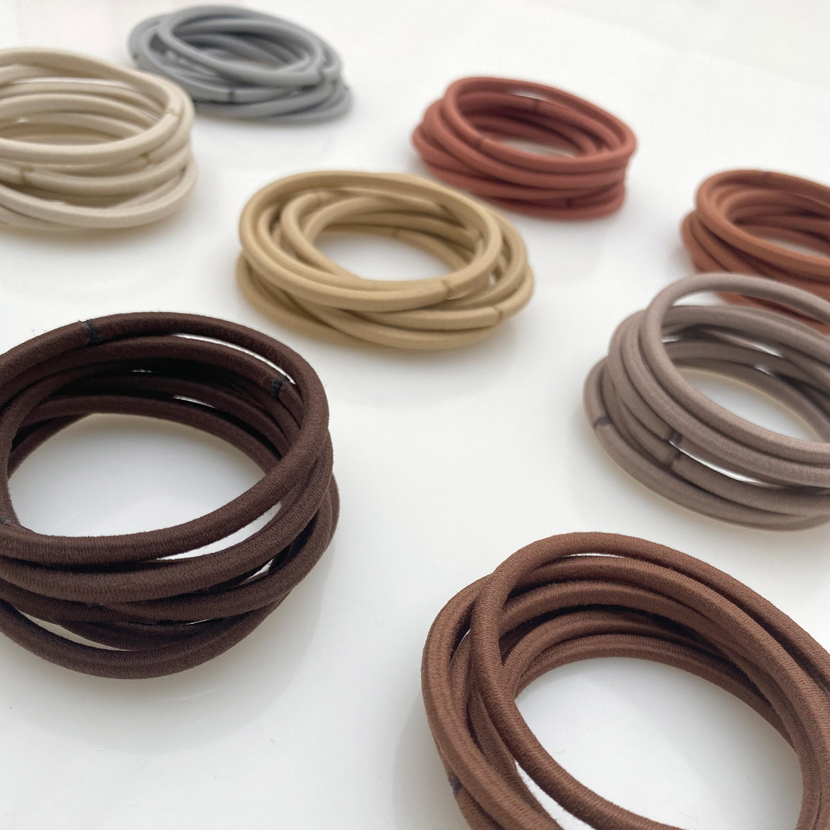 Heliums Large 4mm Hair Ties (30-Pack)