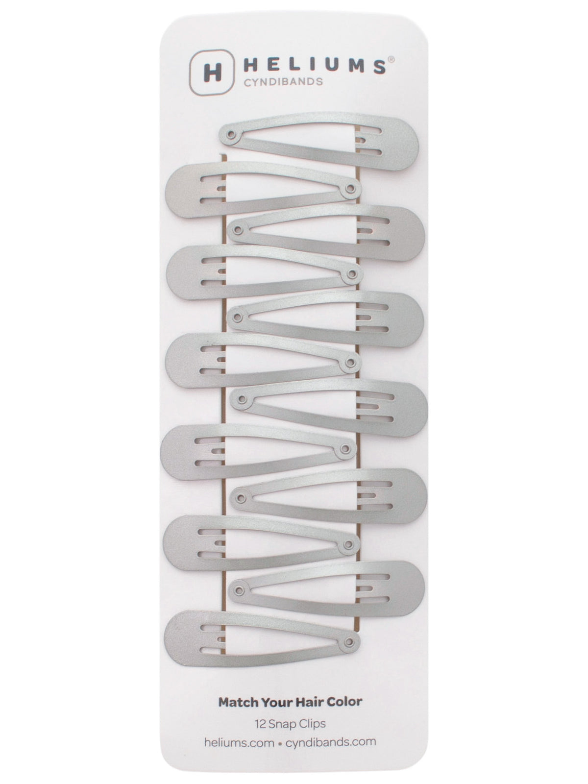 2 Inch Snap Clips Metal Barrettes - 12 Count