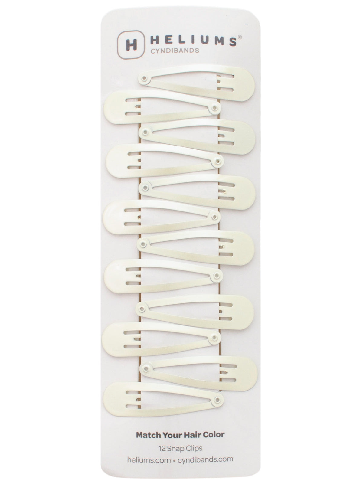 2 Inch Snap Clips Metal Barrettes - 12 Count