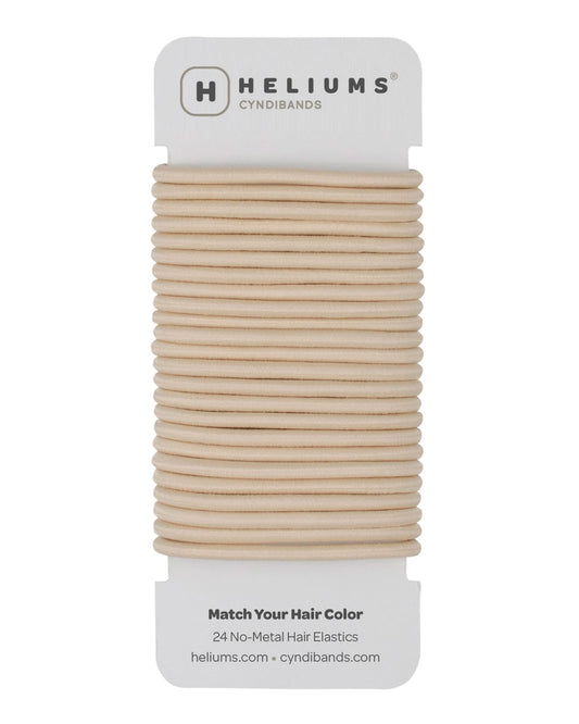 Classic Hair Ties - 4mm Everyday Ponytail Holder (24-Pack)