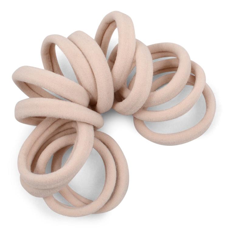 Seamless Hair Ties - Gentle Hold - 12 Count - Blondes & Browns