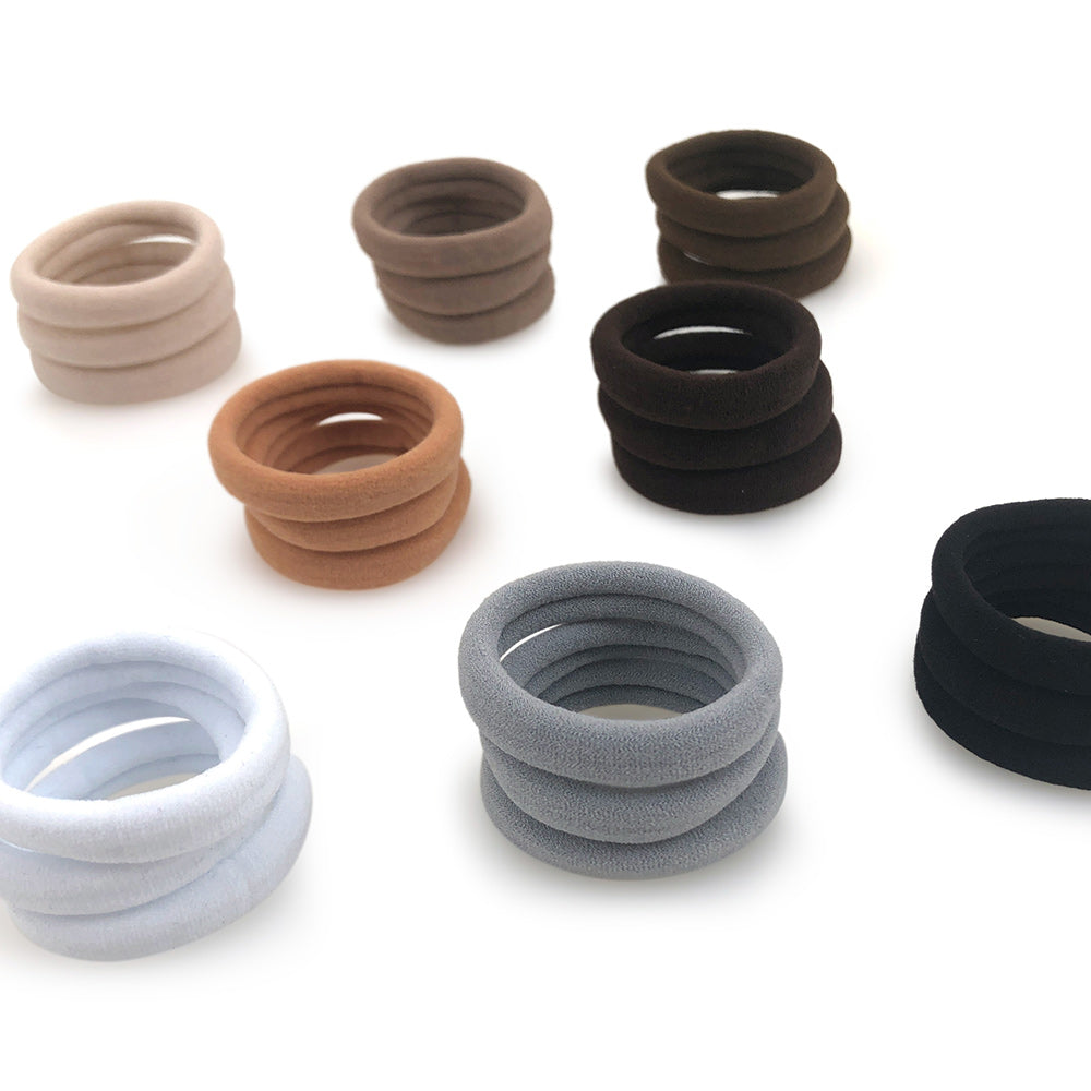 Heliums Seamless Hair Ties - Gentle Hold (12-Pack)
