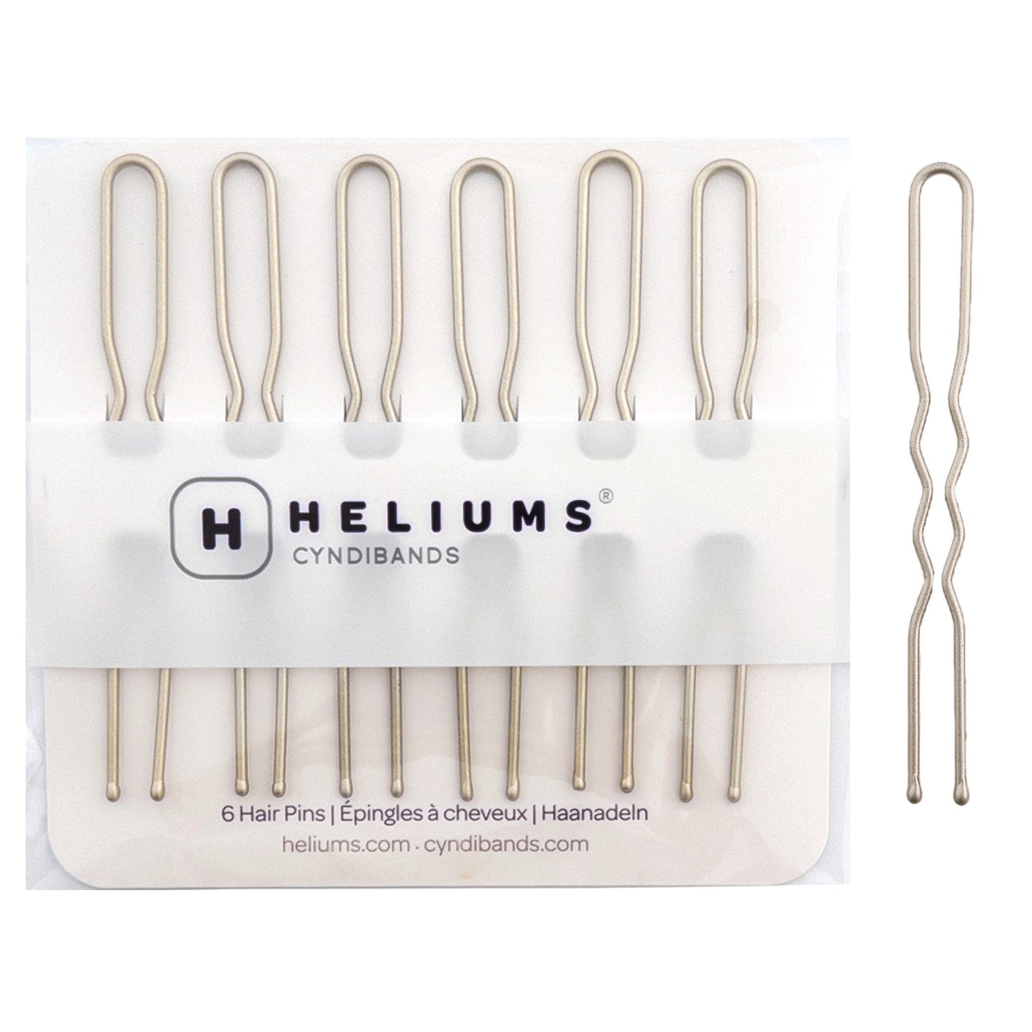 Large Metal U Shaped Hair Pin - Light Blonde