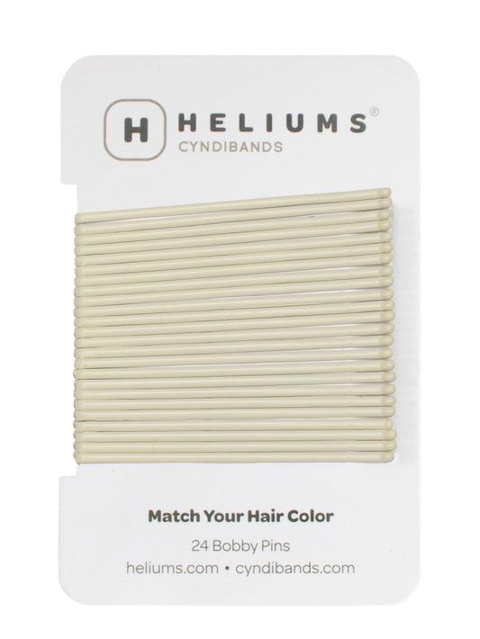 Heliums Extra Long Flat Enamel Bobby Pins