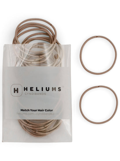 Heliums Thin 2mm Hair Ties (40-Pack)